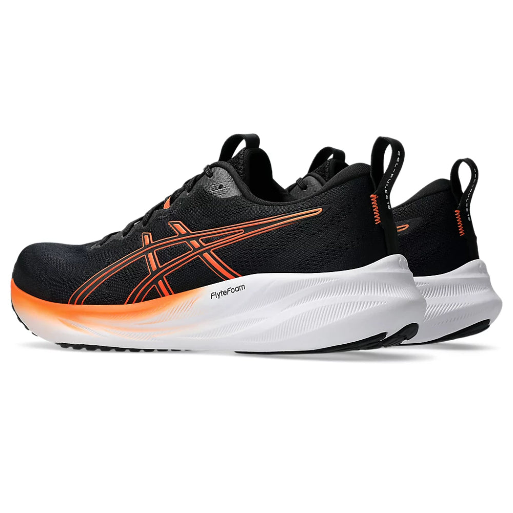 ASICS Men's Gel Pulse 16 Running Shoe (Black/Nova Orange)