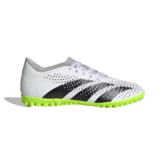 Adidas Men's Predator Accuracy.4 Turf Football Shoe (White/Black/Lemon)