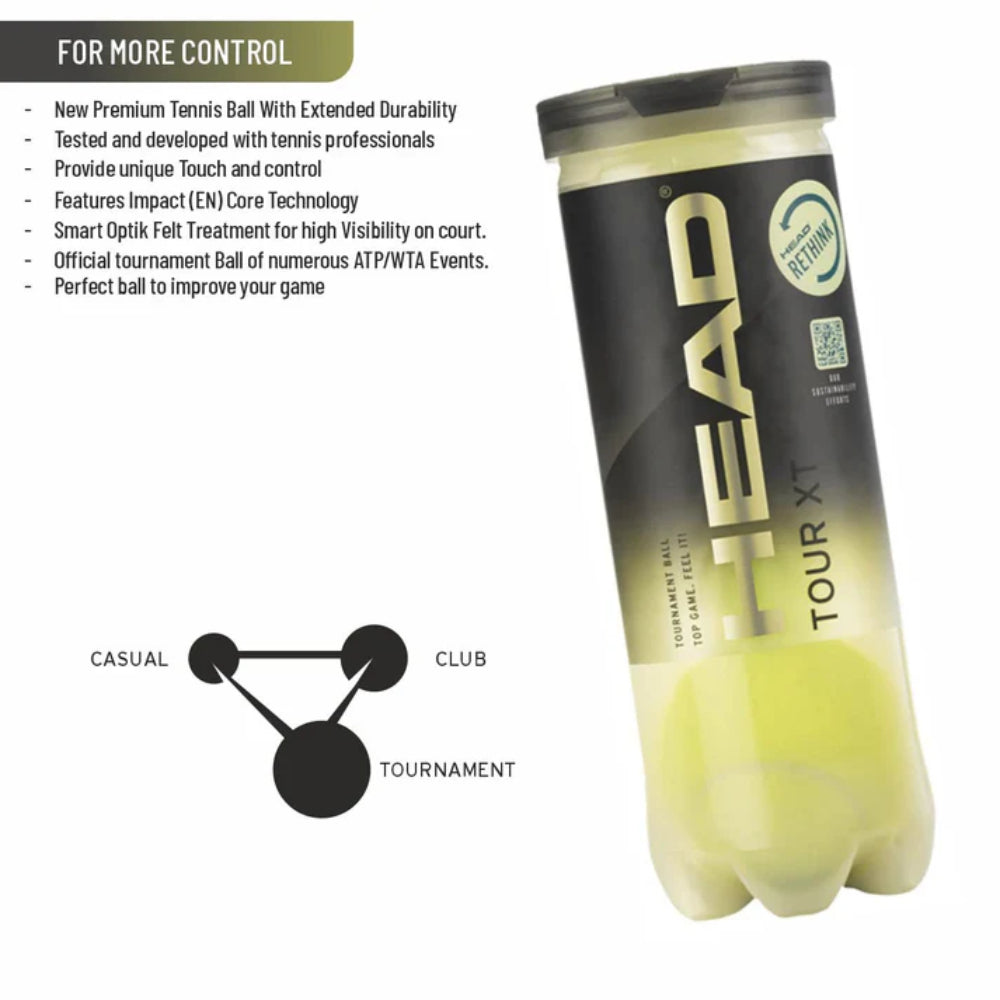 Most Recommended Head Tour XT Tennis Balls