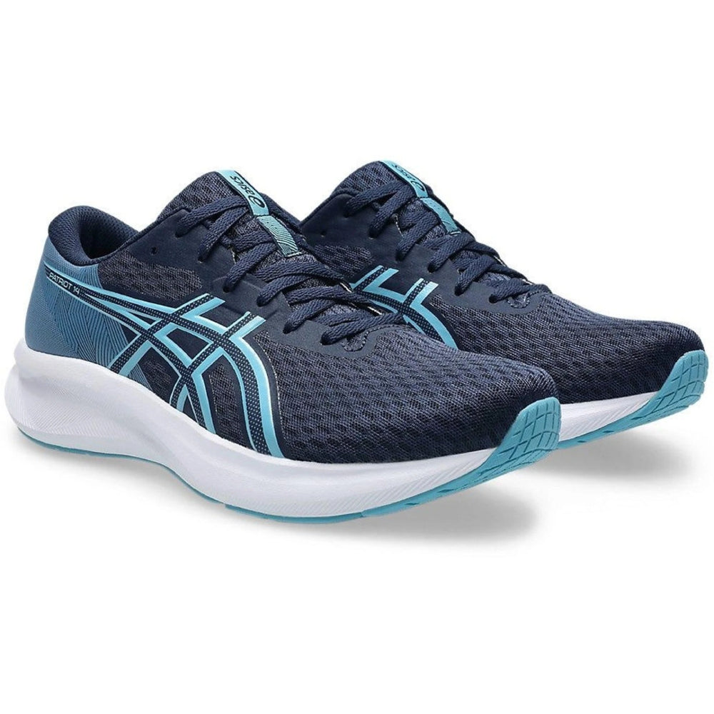 ASICS Men's Patriot 14 Running Shoe (Midnight/Stillwater)