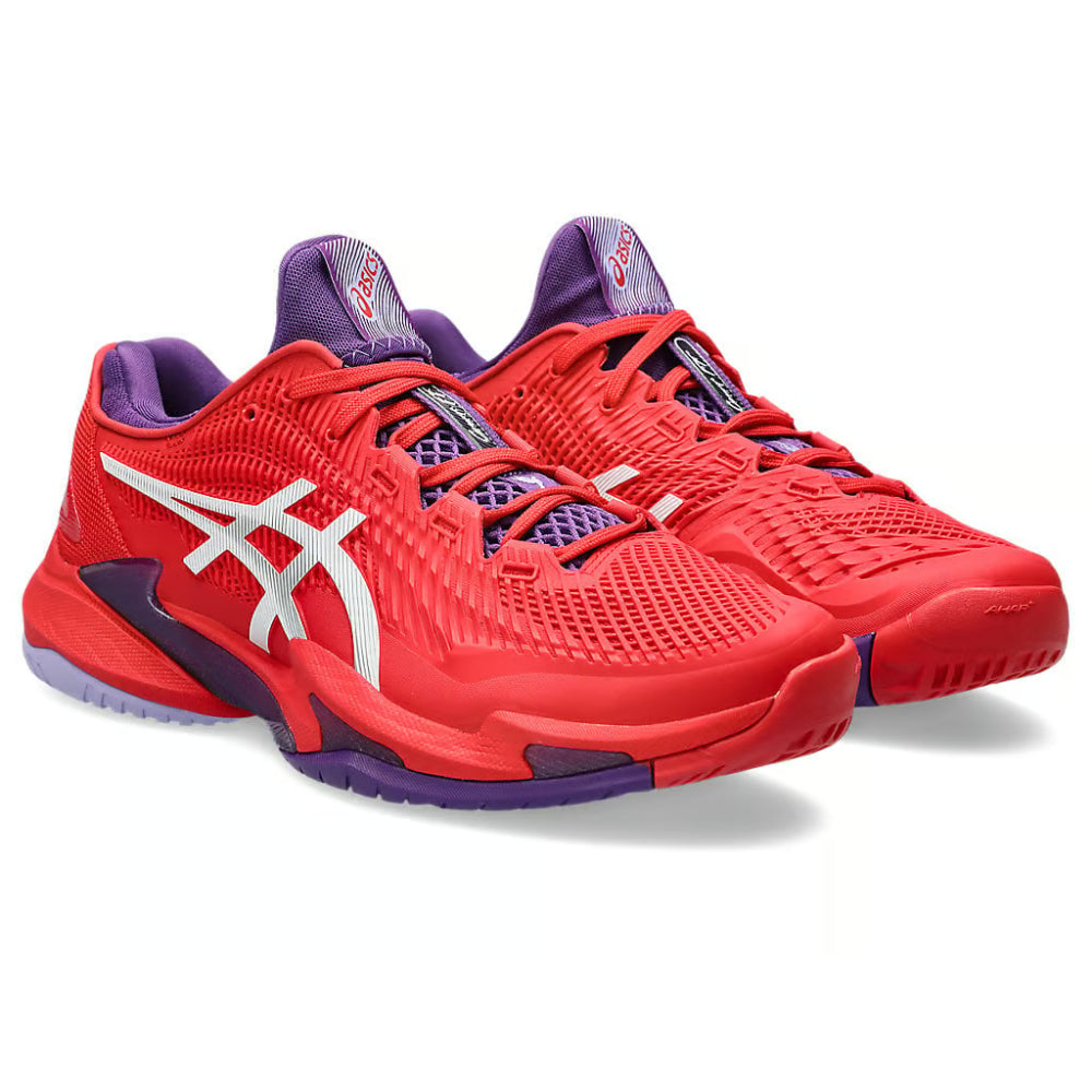 asics Court FF 3 Novak new tennis Classic Red,White Shoe