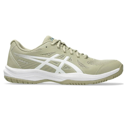 ASICS Men's Upcourt 6 Badminton Shoe (Khaki/White)
