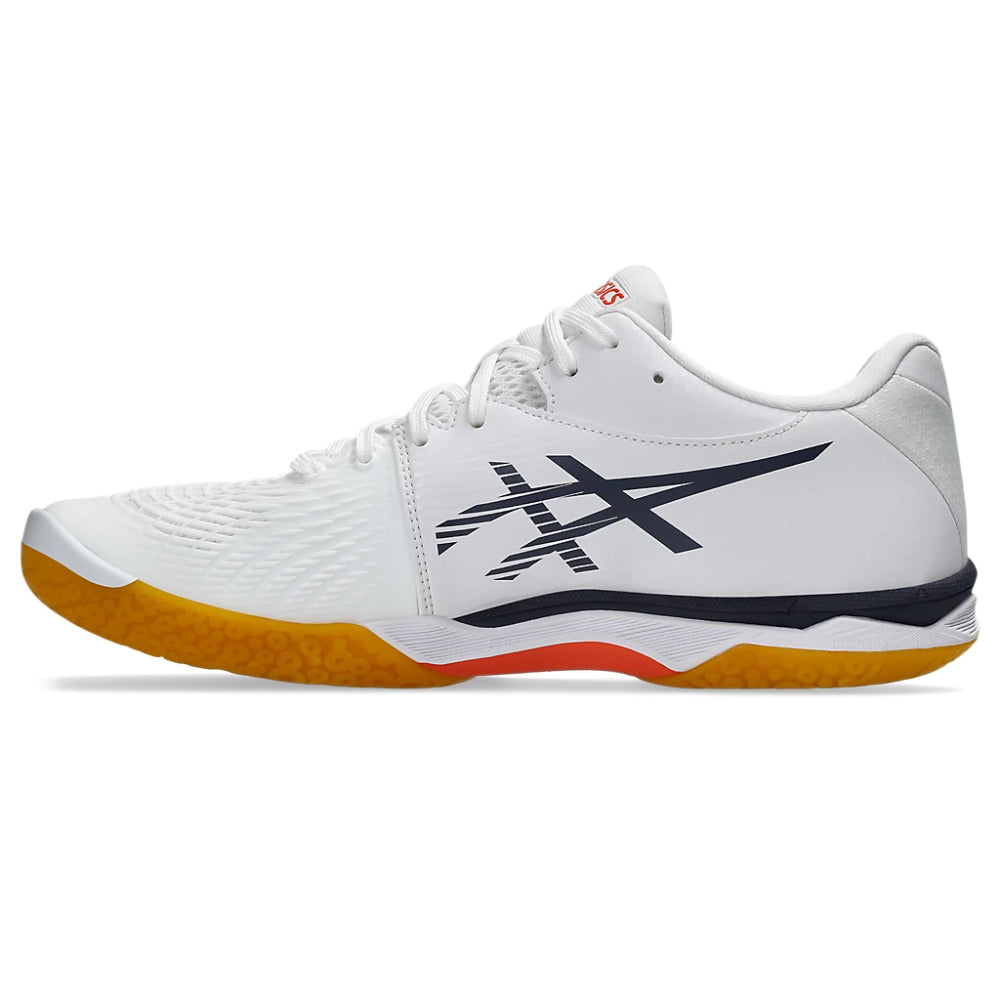 ASICS Men's Court Control FF 3 Badminton Shoe (White/Indigo Fog)