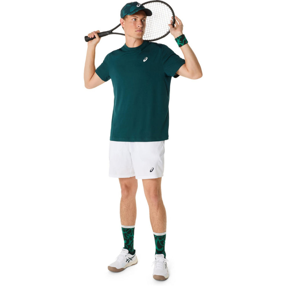 ASICS Men's Court SS Top (Saxon Green)