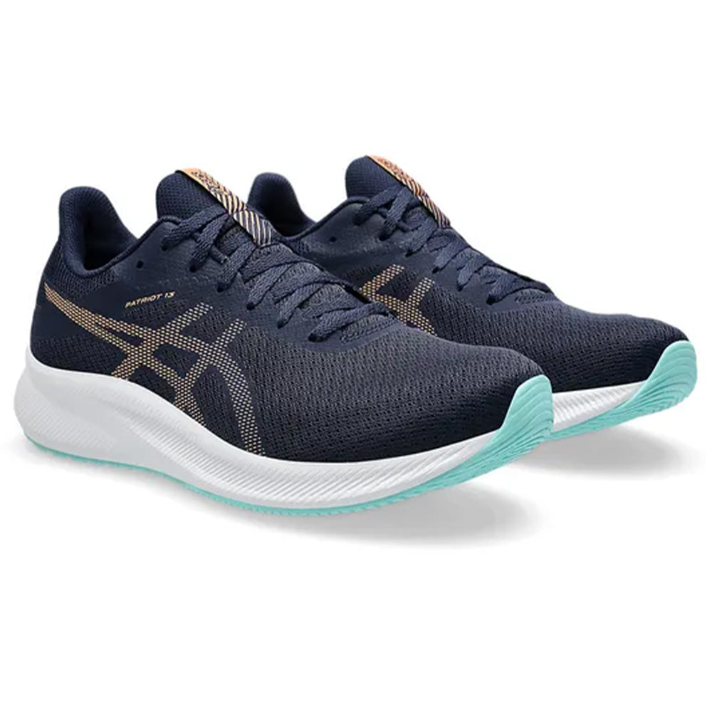 ASICS Men's Patriot 13 Running Shoe (Midnight/Mojave)