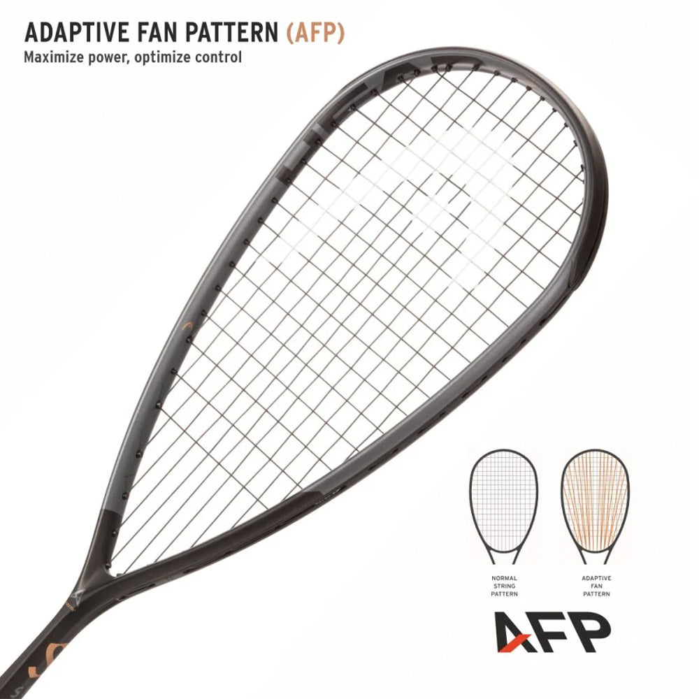 Head Speed 120 2023 Squash Racquet (Black)
