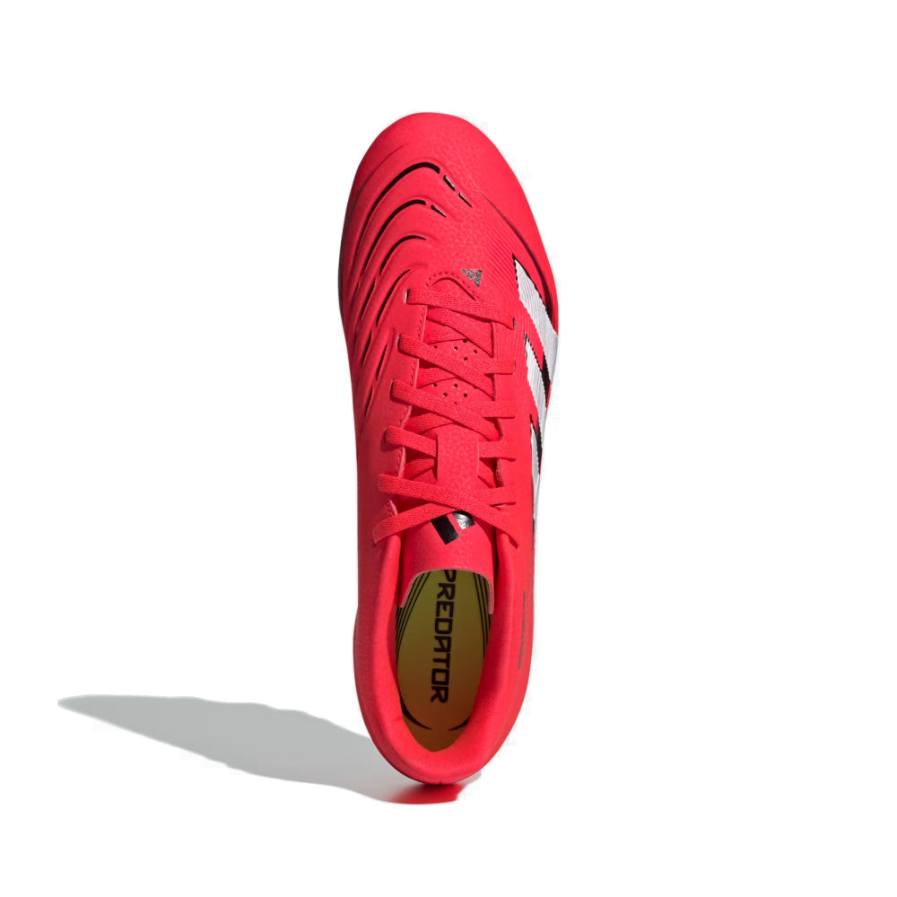 Adidas Predator Club FG/Mg Football Shoe (Red/White/Black)