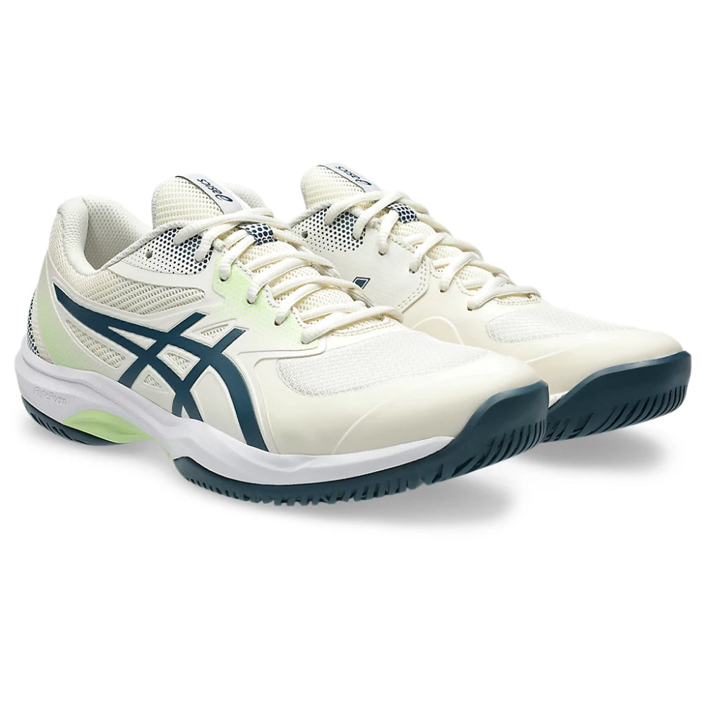ASICS Men's Game FF Pickleball Multi court Shoe (Cream/Tranquil Teal)