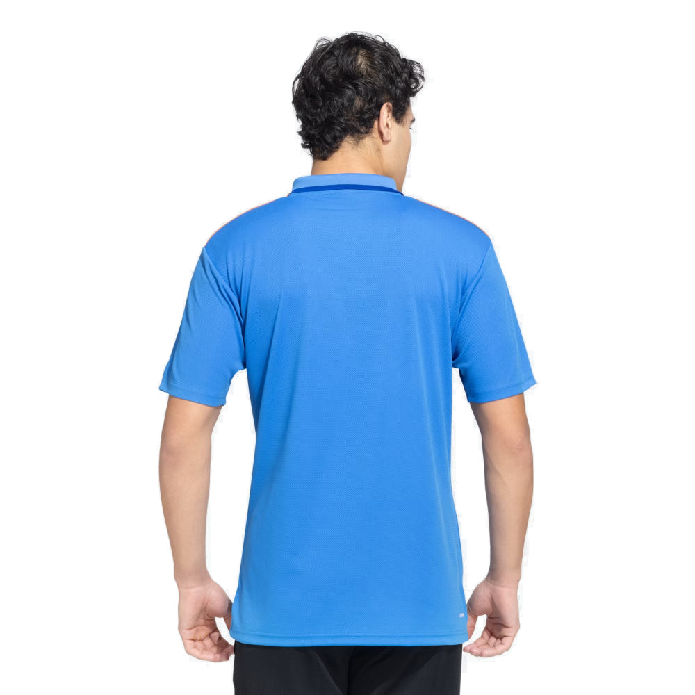 Adidas Men's India Cricket Fan Jersey (Blue/White)