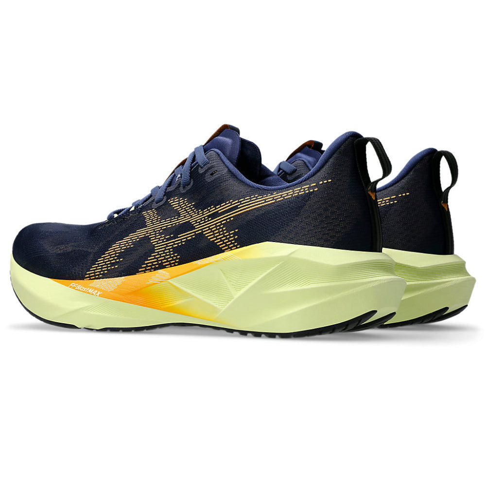 ASICS Men's Novablast 5 Running Shoe (Indigo Blue/Amber)