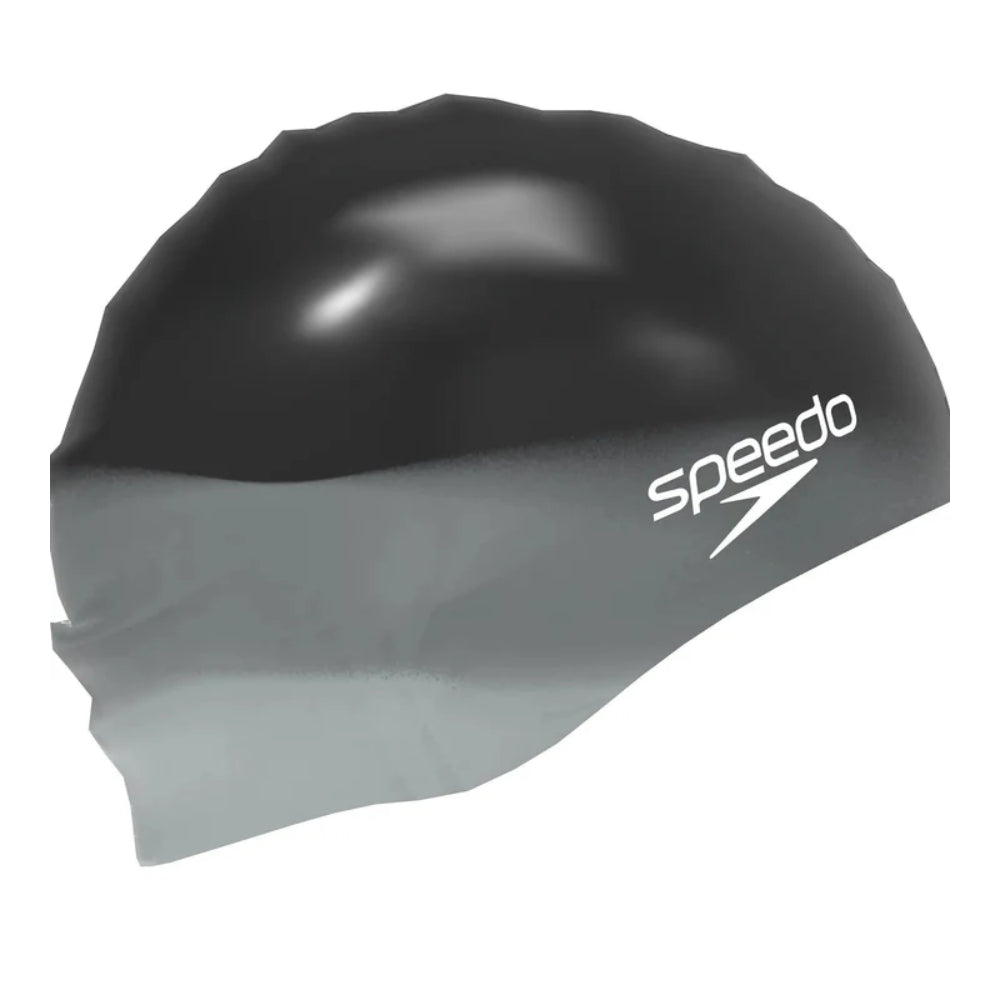 Speedo Adult's Swimming Cap (Black/Grey)