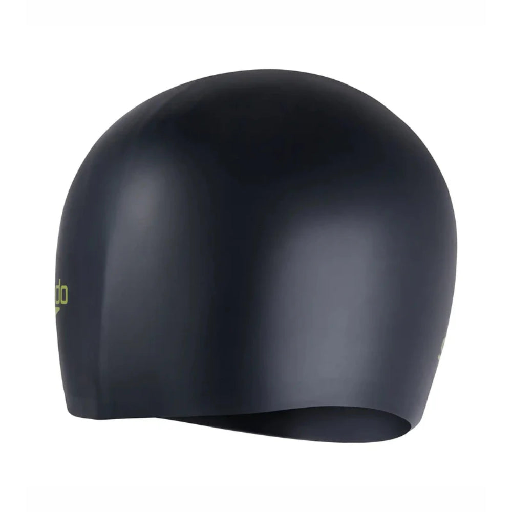 Speedo Junior's Long Hair Swimming Cap (Black)