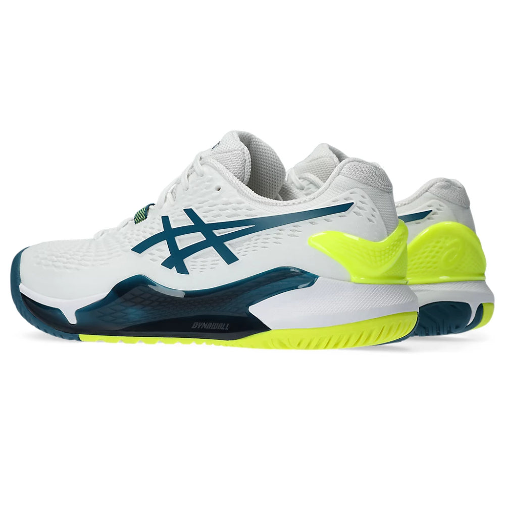 asics Gel-Resolution 9 latest White,Restful Teal Shoess