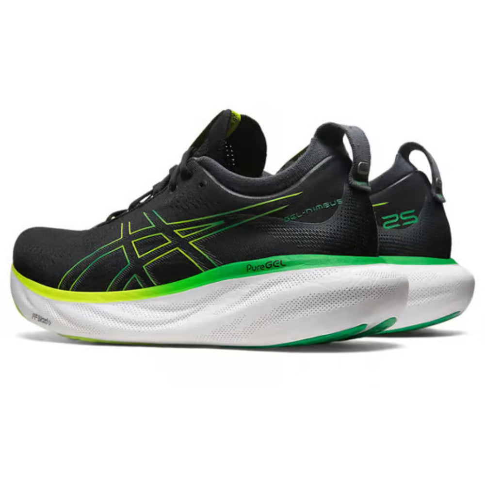 asics Gel-nimbus 25 running Black,Lime Zest Shoes