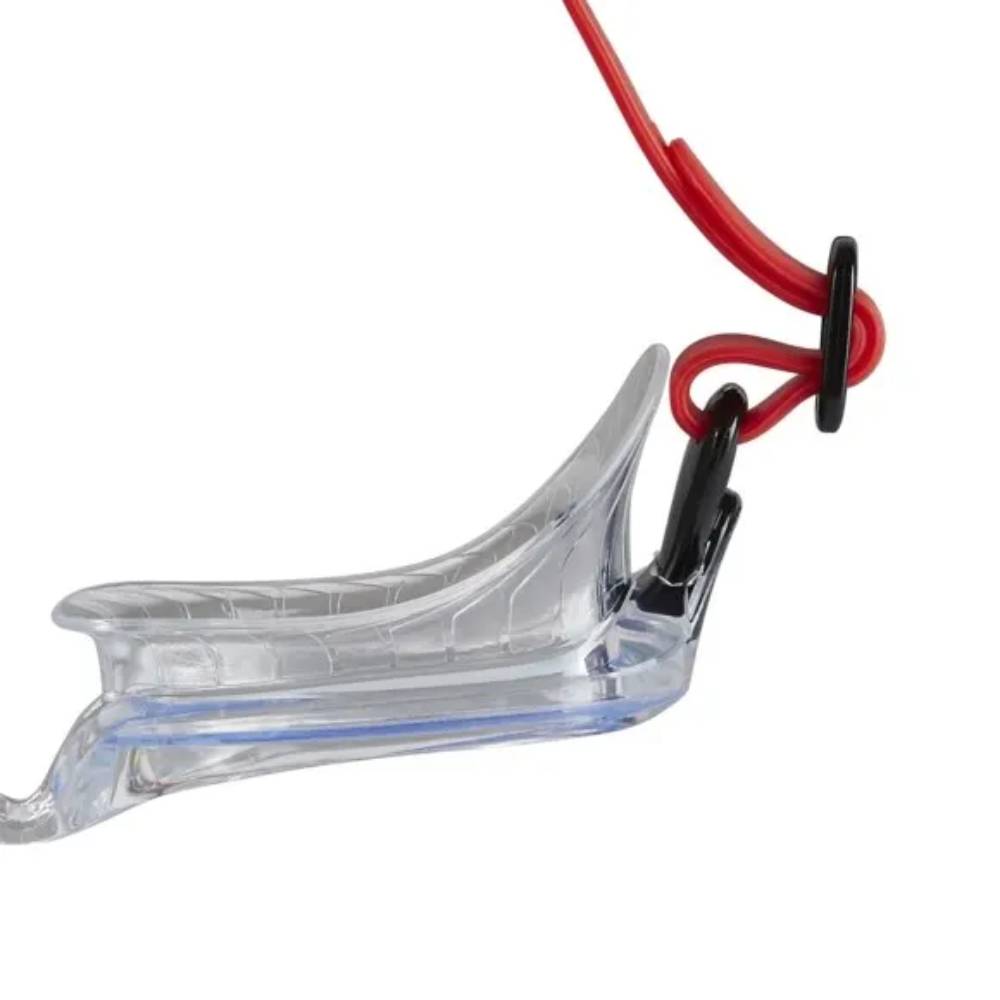 Speedo Junior's Futura Classic Swimming Goggle (Red/Clear)