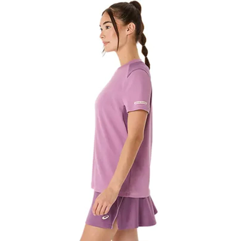 ASICS Women's padel Court SS Top (Violet)