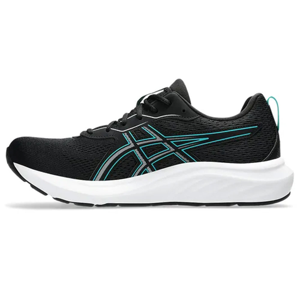 ASICS Men's Gel-Contend 9 Running Shoe (Black/Wave Teal)