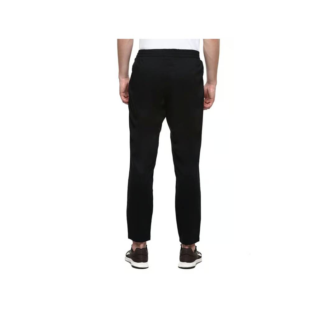 asics best pattern woven Black pant