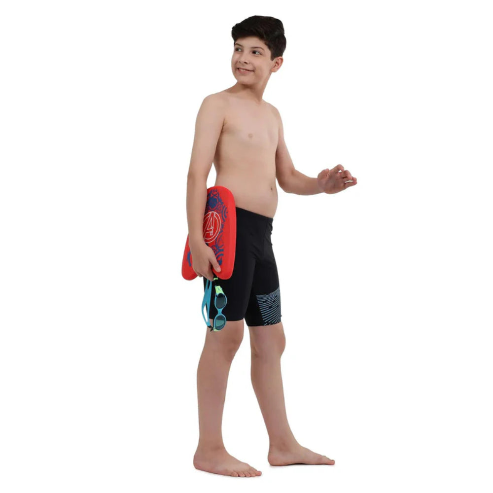 Speedo Boy's Medley Logo Swimming Jammer (True Navy/Pictor Blue)