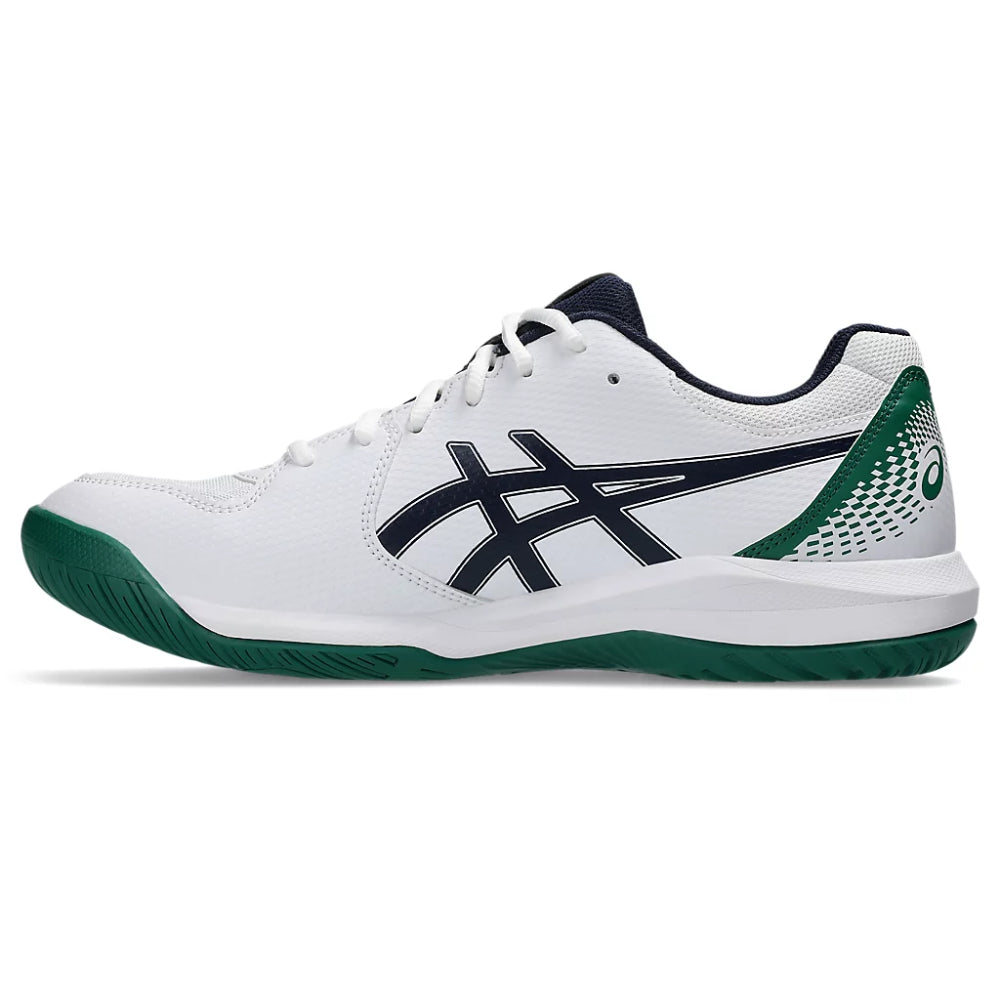 ASICS Men's Gel-Dedicate 8 Tennis shoes (White / Midnight)