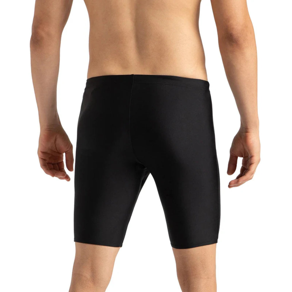 Speedo Men's Medley Logo Swimming Jammer (Black/Madarin Peel)