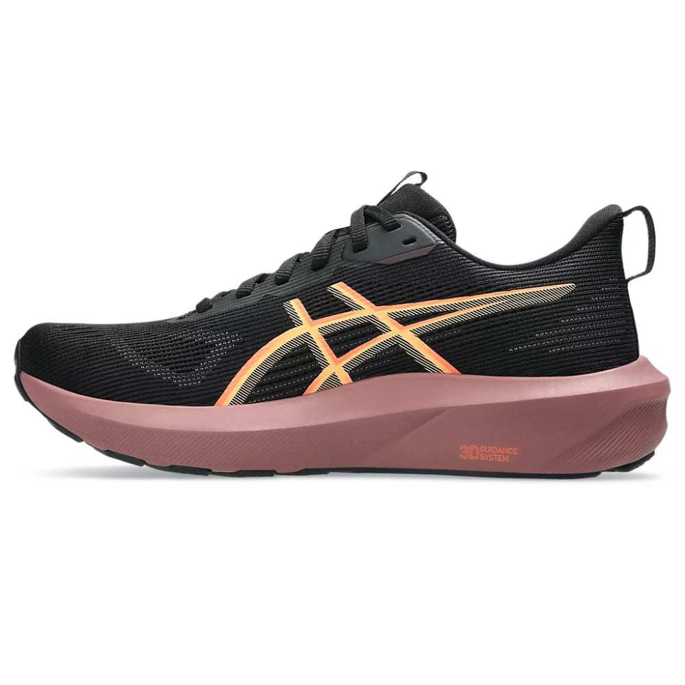 ASICS Men's Gt-1000 14 Running Shoe (Black/Vivid Coral)