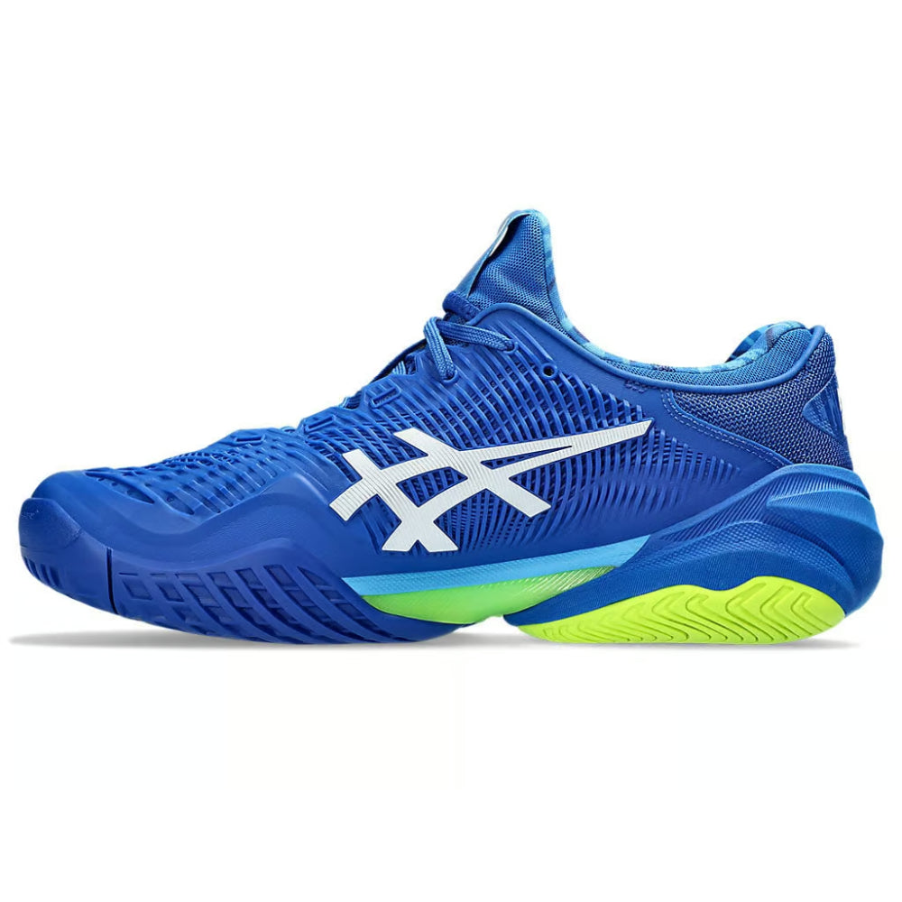 asics Court FF 3 Novak top tennis Tuna Blue,White Shoe
