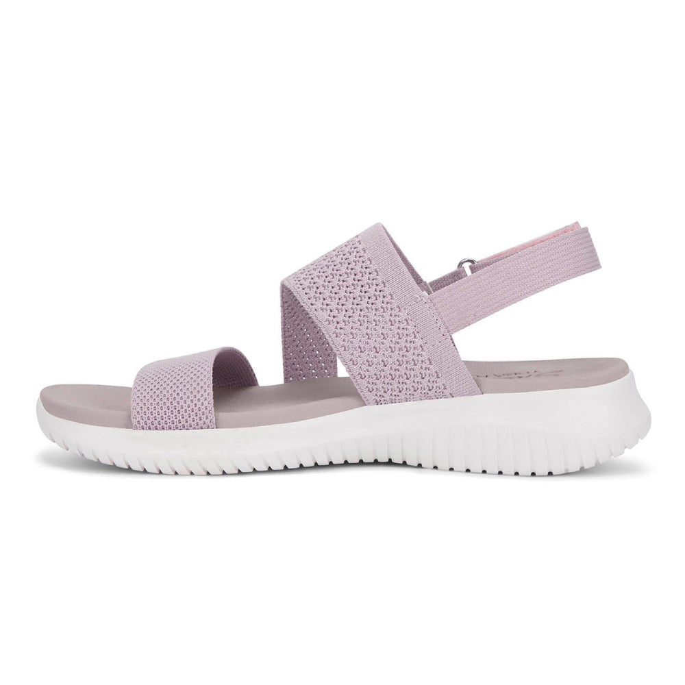 SKECHERS Women's Ultra Flex Sandal (Blush)