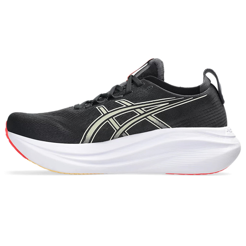 ASICS Men's Gel-Nimbus 27 Running Shoe (Black/Khaki)