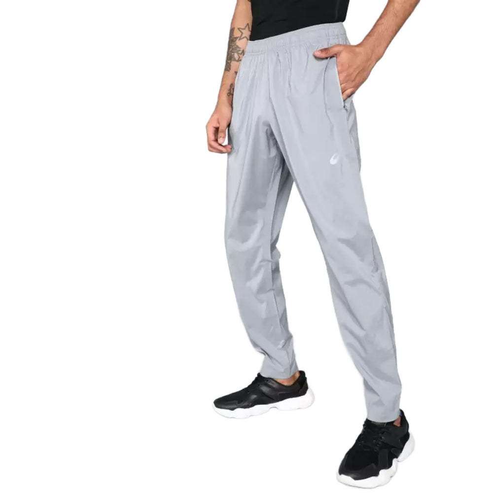 asics stretch fabric zip bottom woven pant