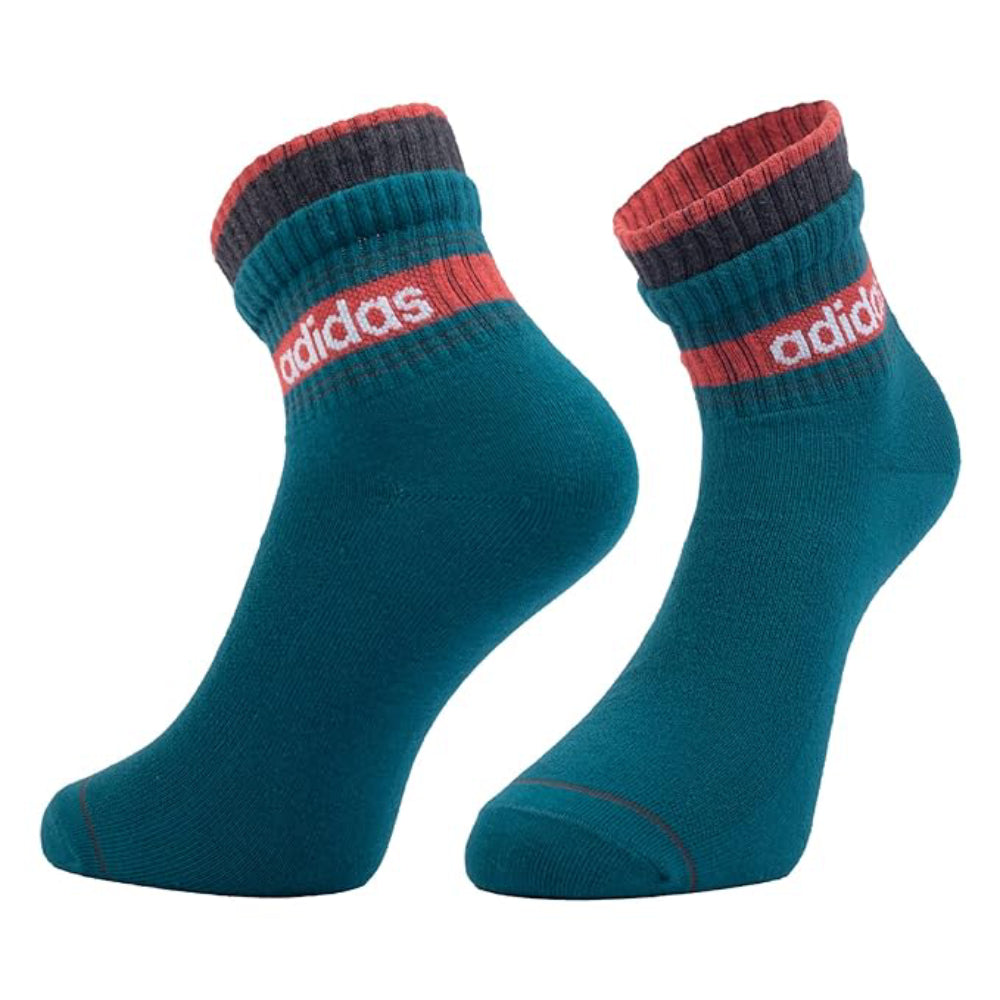 Comfortable Adidas Men Flat Knit Olive Ankle Socks
