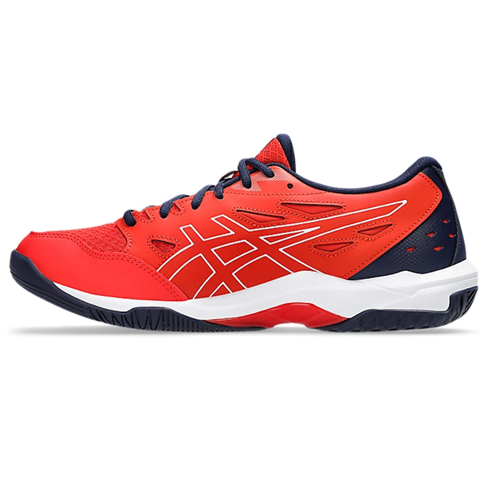 ASICS Men's Gel-Rocket 11 Badminton Shoe (Fiery Red/Peacoat)