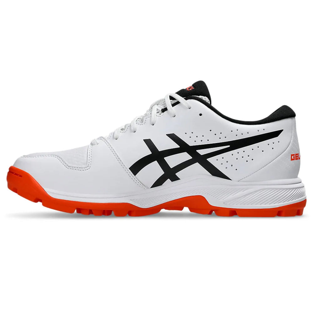 ASICS Men's Gel-Peake 2 Cricket Shoe (White/Black)