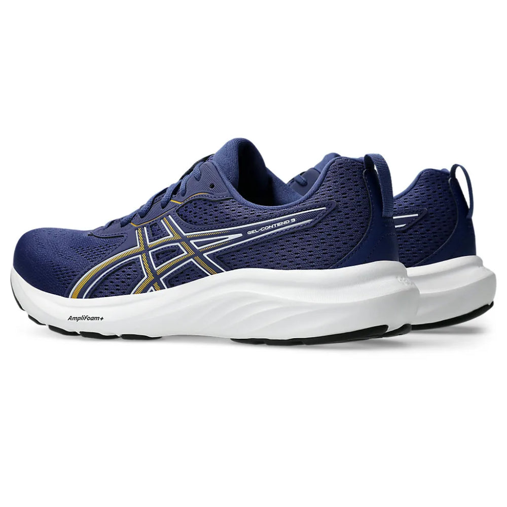 ASICS Men's Gel-Contend 9 Running Shoe (Indigo Blue/White)