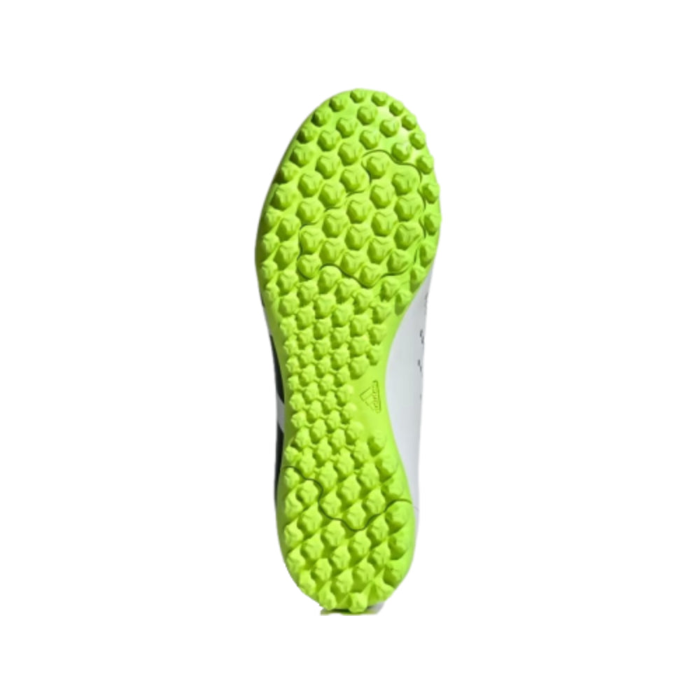 Adidas Men's Predator Accuracy.4 Turf Football Shoe (White/Black/Lemon)