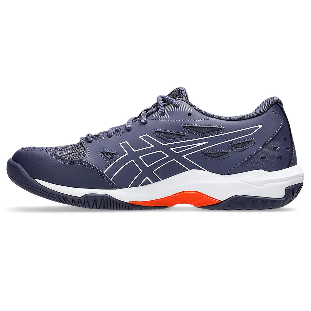 ASICS Men's Gel-Rocket 11 Badminton Shoe (Indigo Fog/Nova Orange)