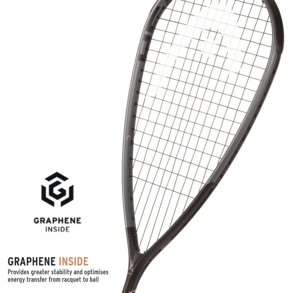 Head Speed 120 2023 Squash Racquet (Black)