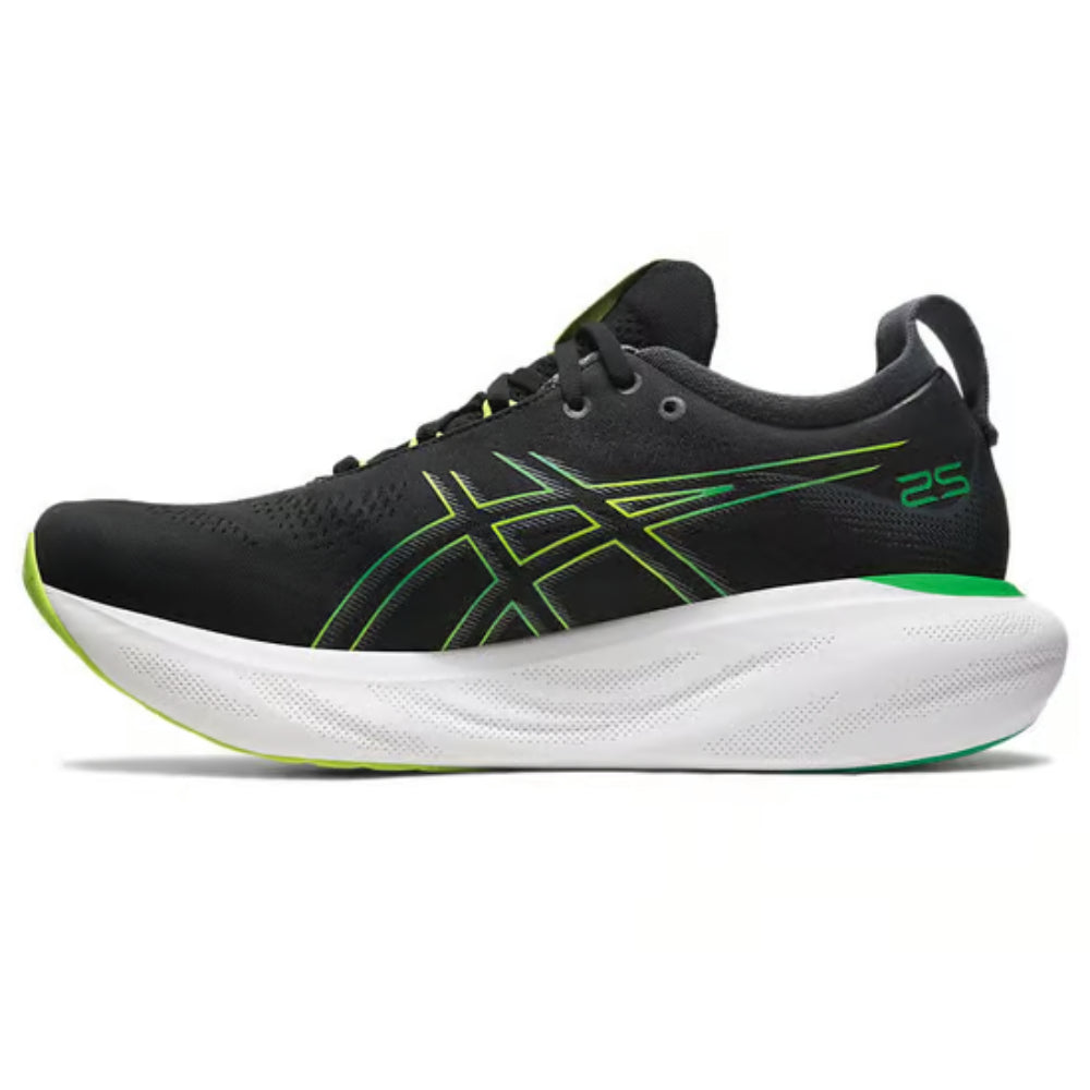 asics Gel-Nimbus 25 new running Black,Lime Zest Shoes
