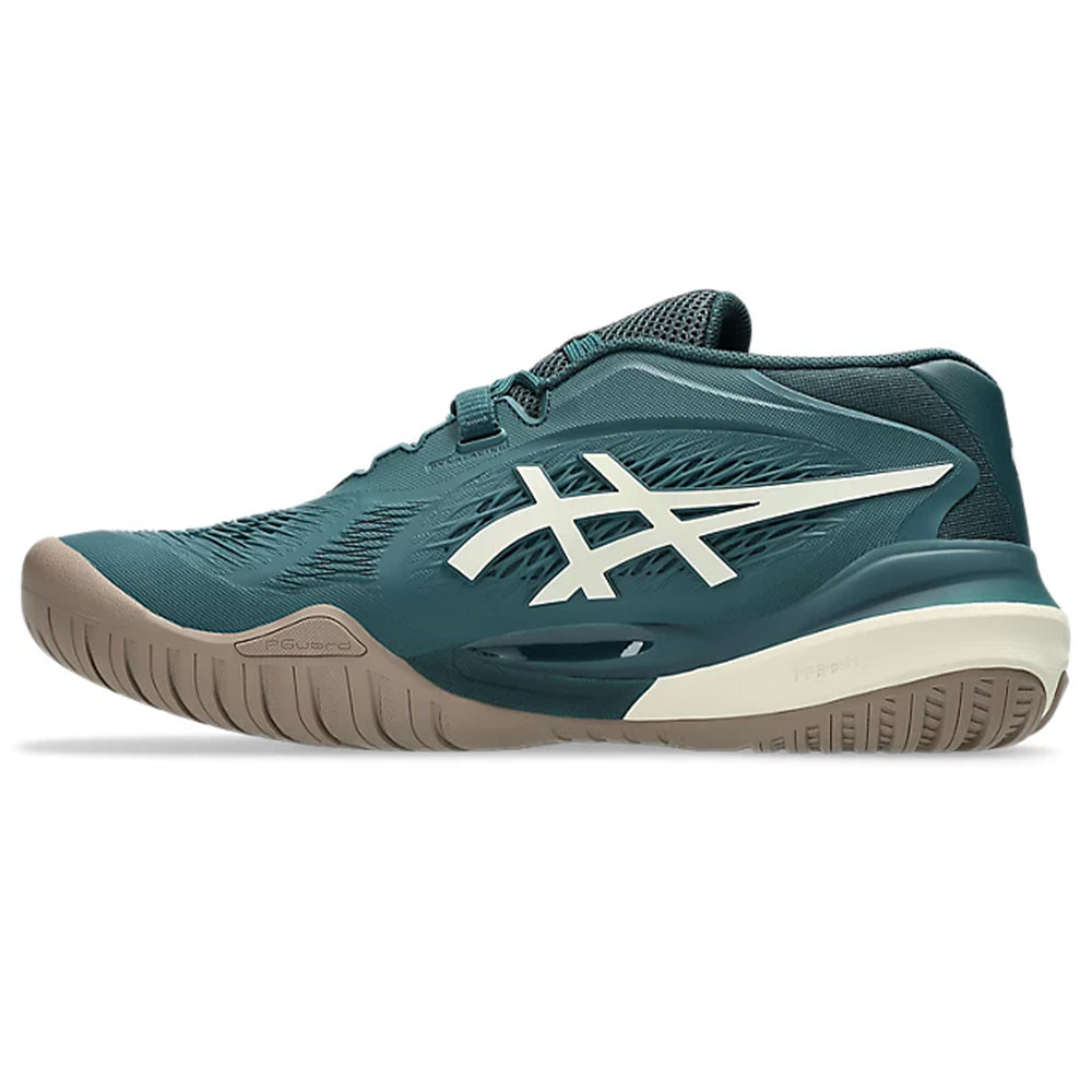 ASICS Men's Gel-Resolution X Tennis Shoe (Saxon Green/Birch)