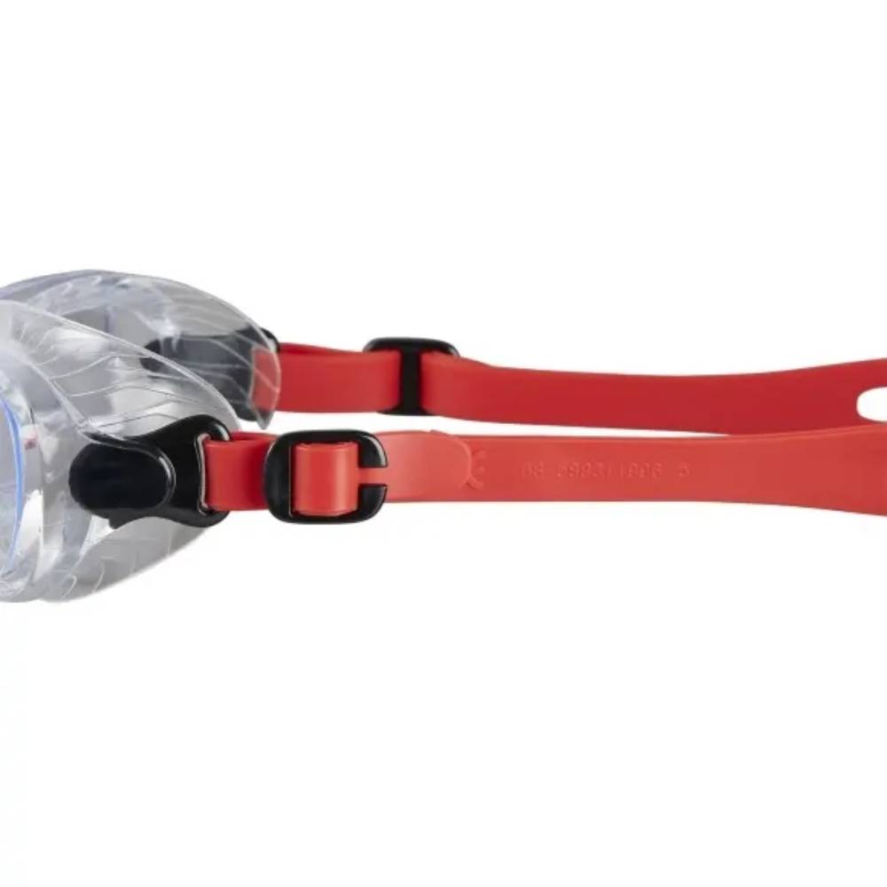 Speedo Junior's Futura Classic Swimming Goggle (Red/Clear)