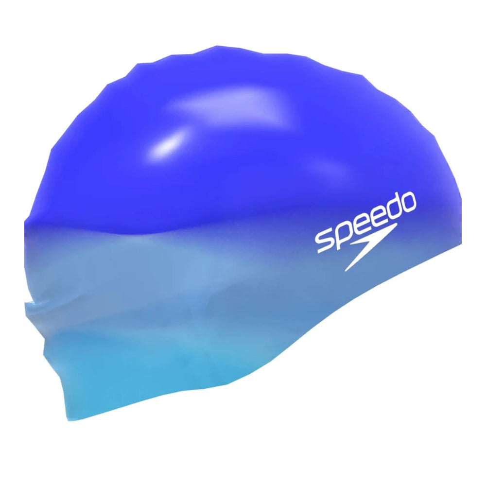Speedo Adult's Swimming Cap (Blue/Grey)