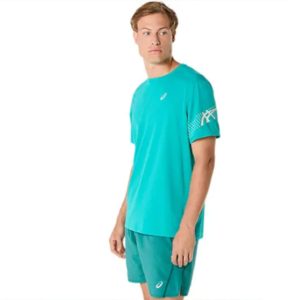 ASICS Men's Icon SS Top (Teal)