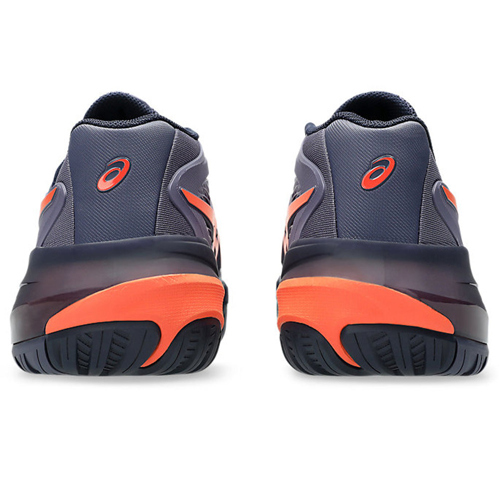 ASICS Men's Gel-Resolution X Tennis Shoe (Greyish Purple/Nova Orange)