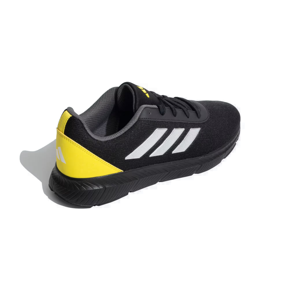 Adidas Men's Air-Yardfun Running Shoe (Black/Silver/Yellow)