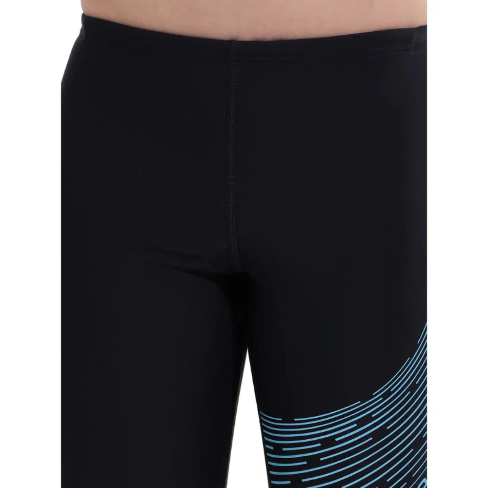 Speedo Boy's Medley Logo Swimming Jammer (True Navy/Pictor Blue)