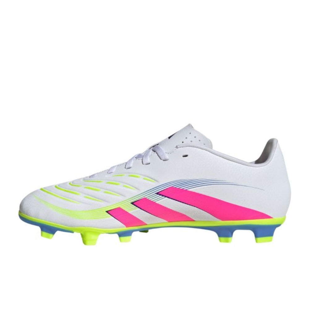 Adidas Predator Club FG/Mg Football Shoe (White/Pink/Green)