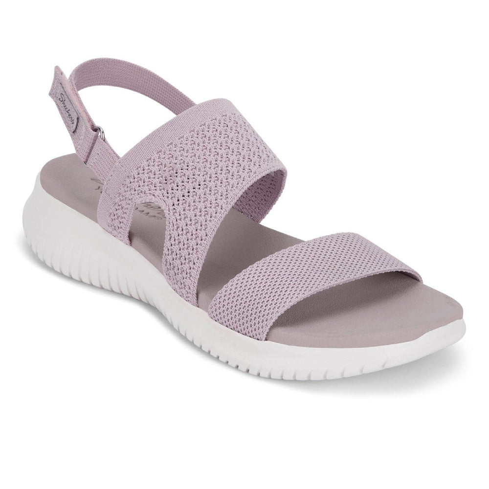 SKECHERS Women's Ultra Flex Sandal (Blush)
