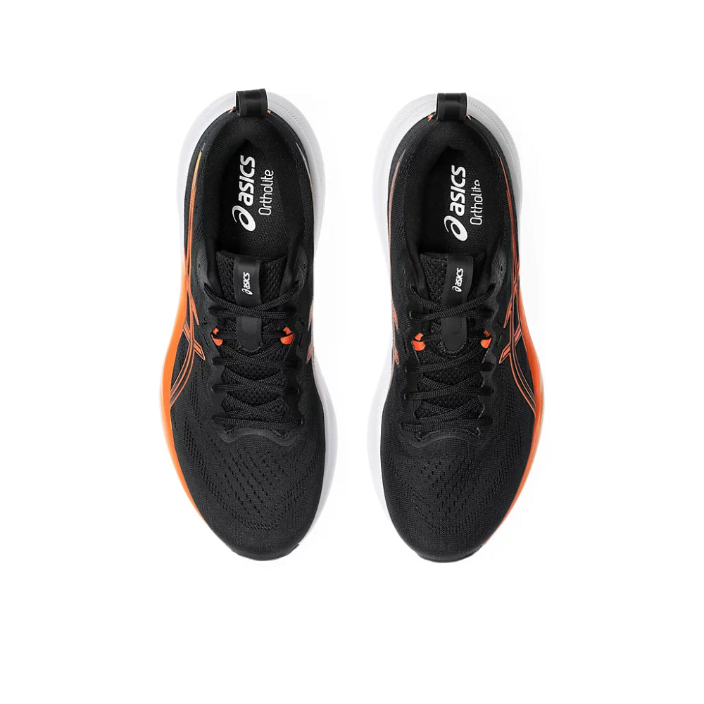 ASICS Men's Gel Pulse 16 Running Shoe (Black/Nova Orange)