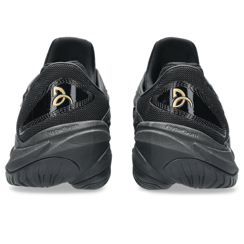 ASICS Men's Court FF 3 Novak Night Energy Tennis Shoe (Black/Prism Gold)