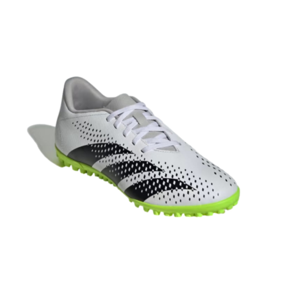 Adidas Men's Predator Accuracy.4 Turf Football Shoe (White/Black/Lemon)